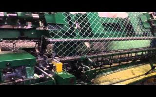Chain link fence production