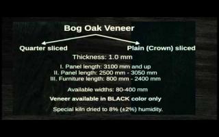 Grigo Bog Oak veneer & lamella